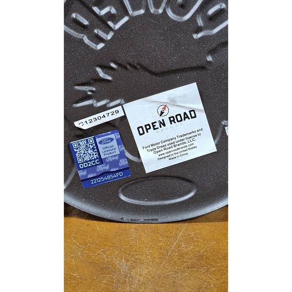 Muscle Power By Ford 7in Licensed Die Cut Embossed Tin Vintage Look Hanging Sign - Picture 3 of 3